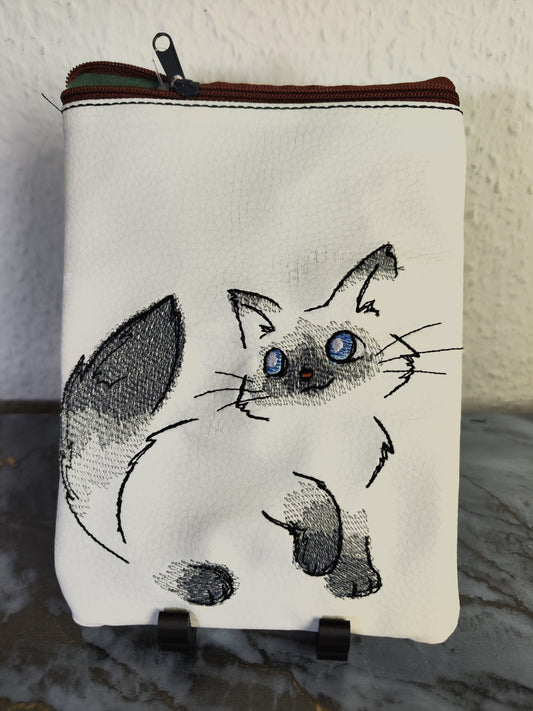 Neugieriges Kätzchen - EBook-Reader-Tasche