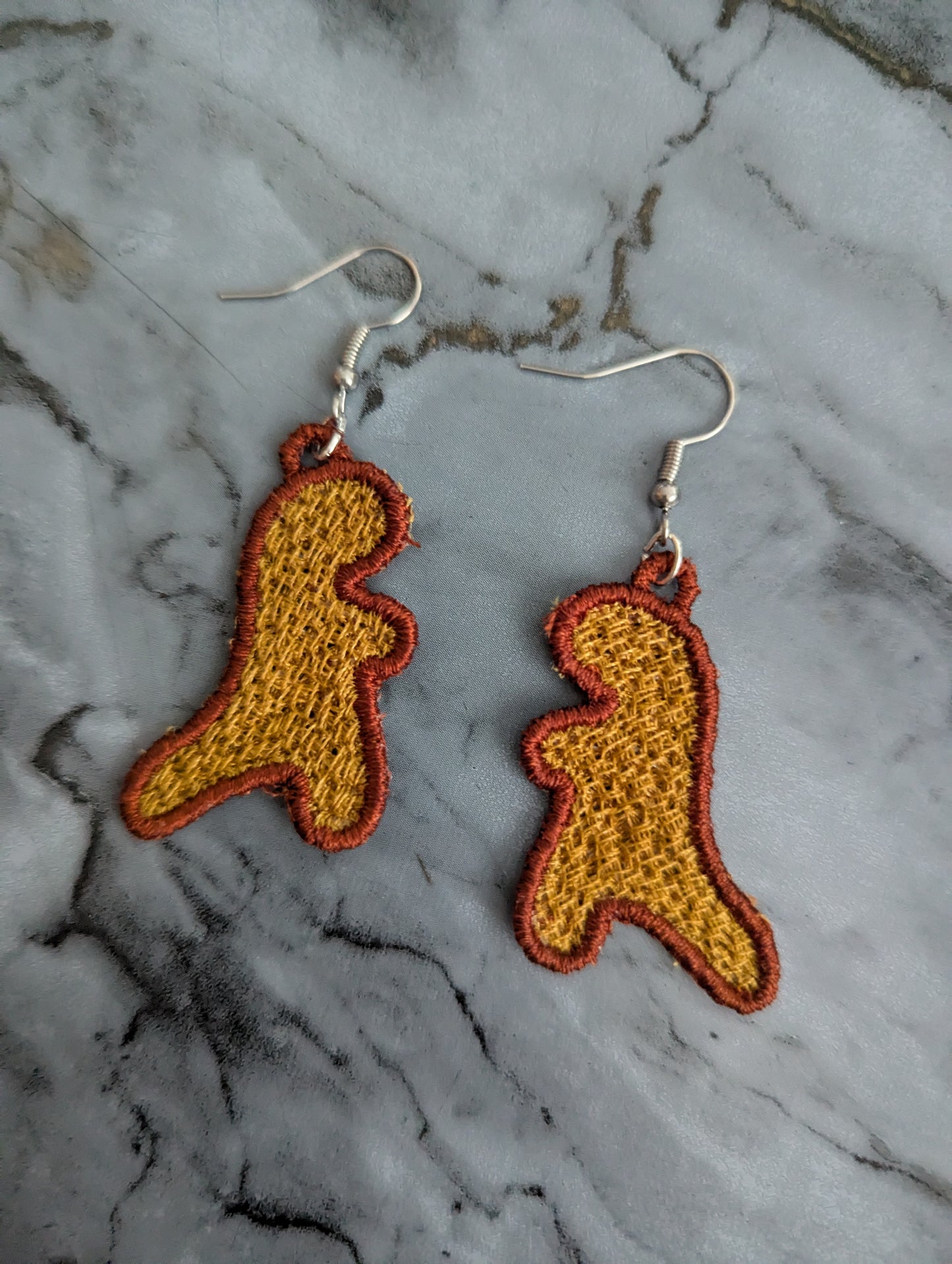 Dino-Nugget-Ohrhänger