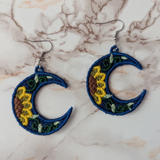 Ohrhänger-Blumenmond